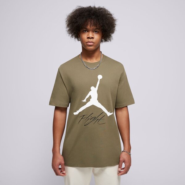 Vīriešu t krekli JORDAN T-SHIRT JUMPMAN FLIGHT HBR TEE ao0664-222 krāsa haki