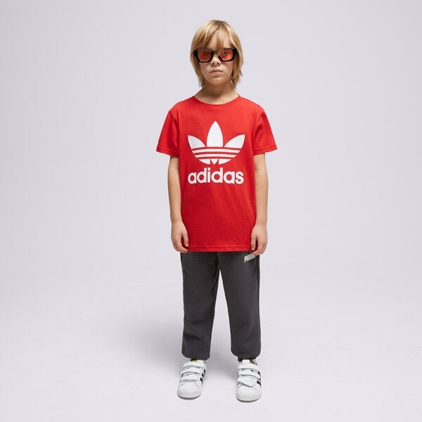 T krekli bērniem ADIDAS T-SHIRT TREFOIL TEE BOY ib9929 krāsa pelēka