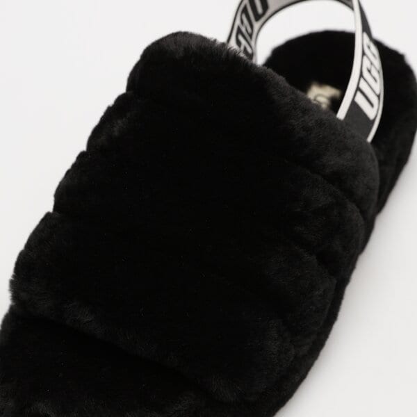 Sieviešu UGG FLUFF YEAH 1095119-black krāsa melna