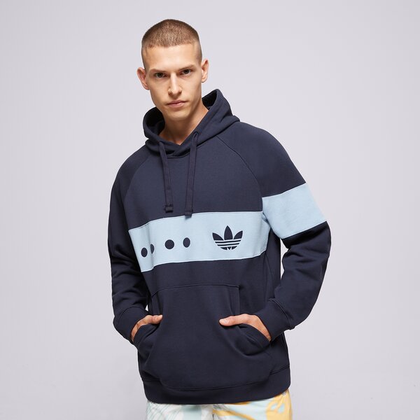 Vīriešu džemperis ADIDAS  DŽEMPERIS AR KAPUCI  CITY HOODIE ic8391 krāsa tumši zila