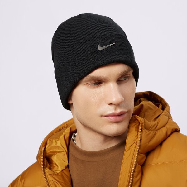 Sieviešu ziemas cepure NIKE CEPURE U NK PEAK BEANIE SC MTSWSH fb6527-010 krāsa melna