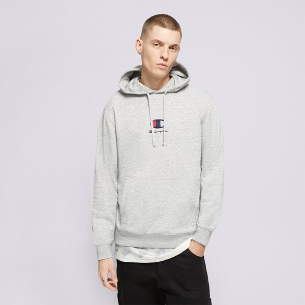 Vīriešu džemperis CHAMPION  DŽEMPERIS AR KAPUCI  HOODED SWEATSHIRT 219845em021 krāsa pelēka