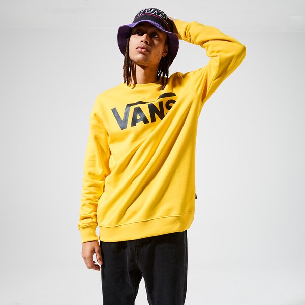 Vīriešu džemperis VANS DŽEMPERIS VANS CLASSIC CREW II vn0a456a85w1 krāsa dzeltena
