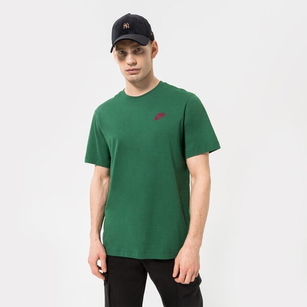 Vīriešu t krekli NIKE T-SHIRT SPORTSWEAR CLUB ar4997-341 krāsa zaļa