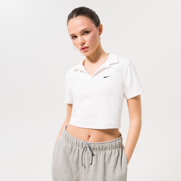 Krekli sievietēm NIKE T-KREKLS W NSW ESSNTL SS POLO TOP dv7884-100 krāsa balta