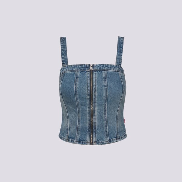 Krekli sievietēm LEVI'S TOP SCULPTED BUSTIER MED. 001w4-0002 krāsa zila