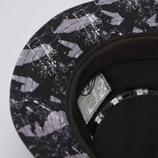  NEW ERA PLATMALE PRINT INFILL BUCKET NETS BROOKLYN NETS 60298687 krāsa melna