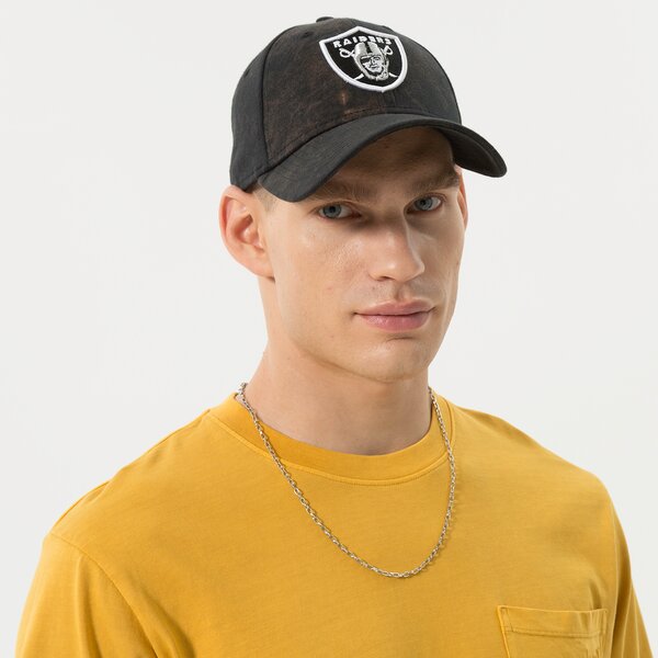 Vīriešu cepure ar nagu NEW ERA CEPURE WASHED PACK 940 RAIDERS LAS VEGAS RAIDERS BLK 60240454 krāsa melna