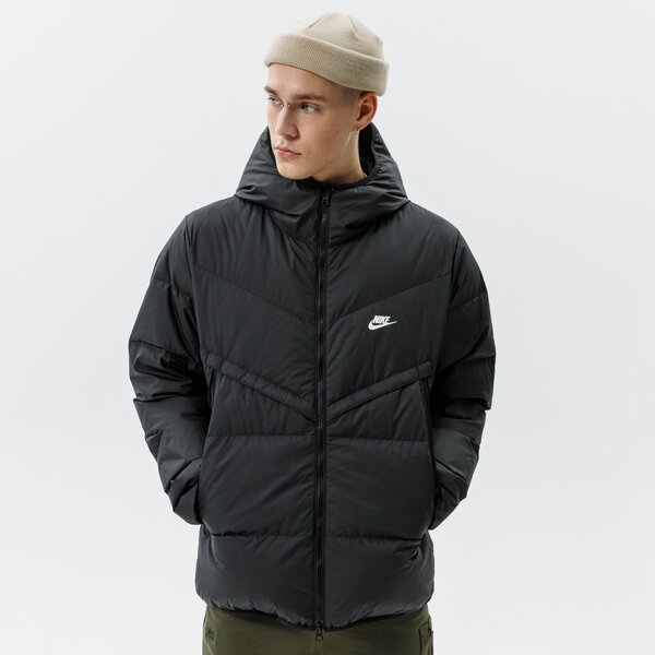 Ziemas jaka vīriešiem NIKE JAKA ZIEMAS M NSW SF WINDRUNNER HD JKT dd6795-010 krāsa melna