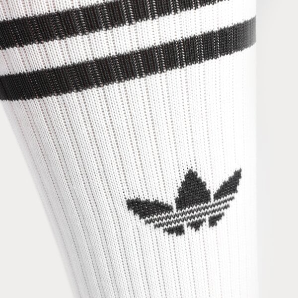 Sieviešu zeķes ADIDAS ZEĶES 3-PACK SOLID SOCKS HIGH CREW ij0734 krāsa balta