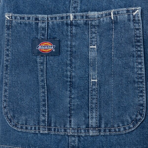 Sieviešu bikses DICKIES BIKSES DICKIES CLASSIC DENIM BIB W dk0a4xycclb1 krāsa zila