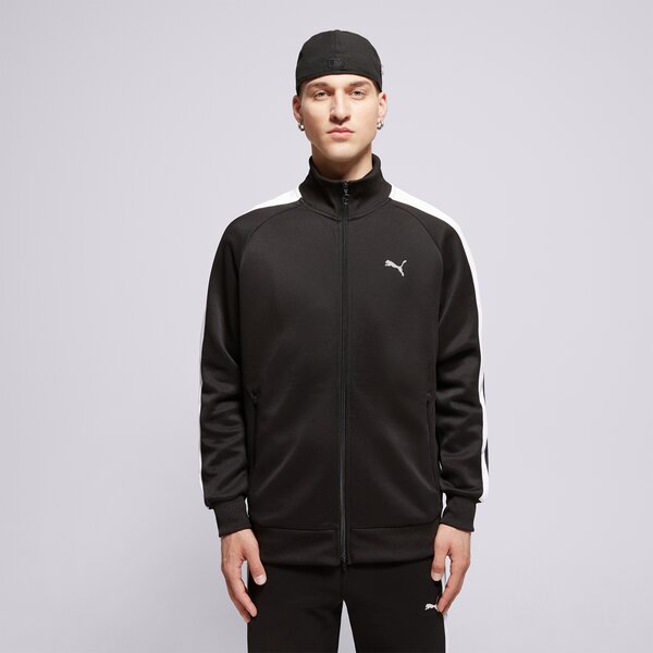 Vīriešu džemperis PUMA DŽEMPERIS AR RĀVĒJSLĒDZĒJU    T7 ALWAYS ON TRACK JACKET 629587 01 krāsa melna