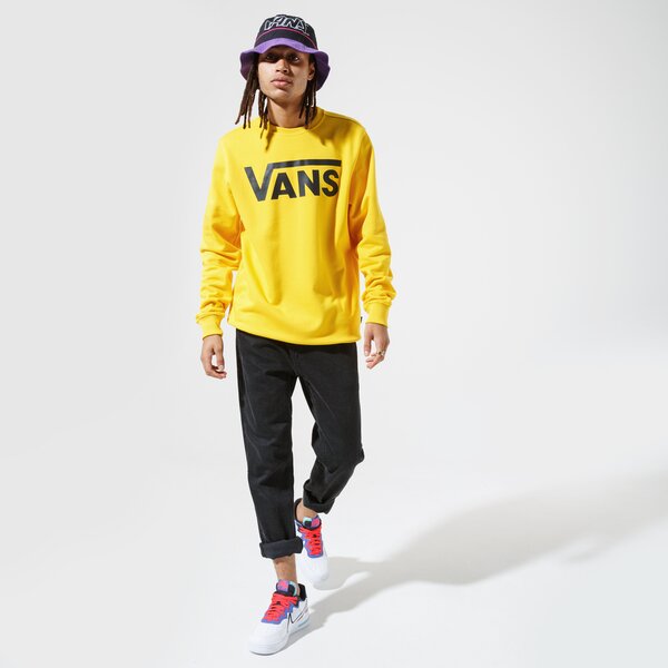 Vīriešu džemperis VANS DŽEMPERIS VANS CLASSIC CREW II vn0a456a85w1 krāsa dzeltena