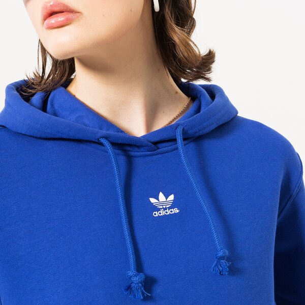 Sieviešu džemperis ADIDAS  DŽEMPERIS AR KAPUCI  HOODIE ia6417 krāsa zila