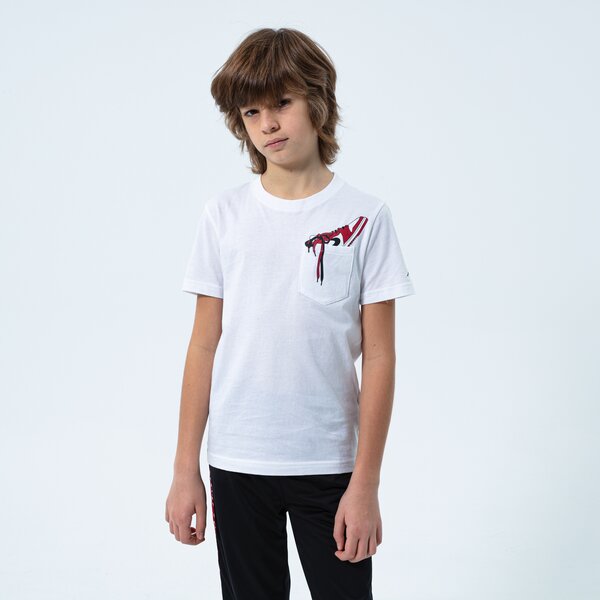 T krekli bērniem JORDAN T-SHIRT AJ1 POCKET PLAY BOY 95b092001 krāsa balta