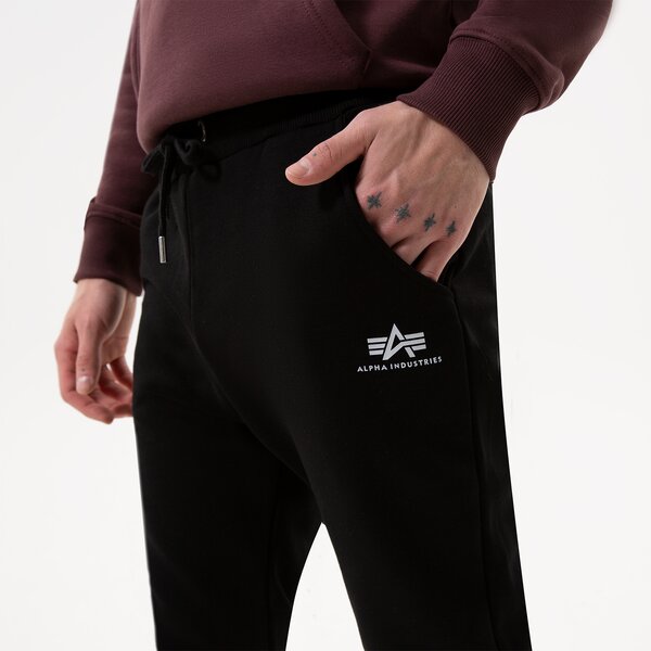Vīriešu bikses ALPHA INDUSTRIES BIKSES BASIC JOGGER SL 116370-03 krāsa melna