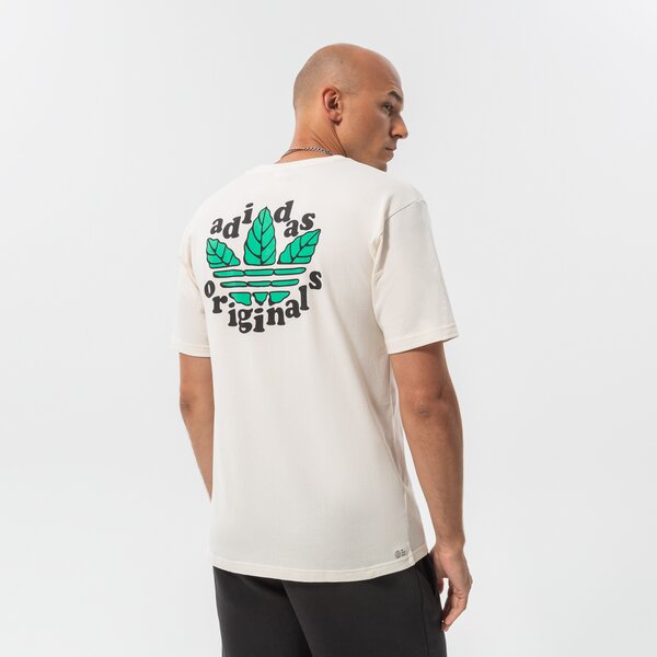 Vīriešu t krekli ADIDAS T-SHIRT TREFOIL LEAVES hc2140 krāsa balta