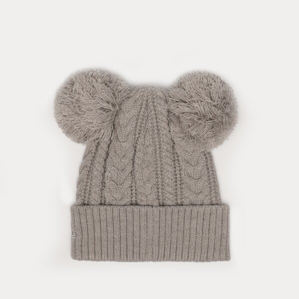 Sieviešu ziemas cepure NEW ERA CEPURE WMNS DOUBLE POM NYY HGR NEW YORK YANKEES HGR 60284834 krāsa pelēka