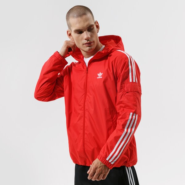 Vīriešu jaka ADIDAS JAKA 3-STRIPES WB h06685 krāsa sarkana