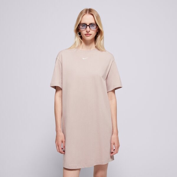Sieviešu NIKE KLEITA W NSW ESSNTL SS SPORTA KOSTIMSS TSHRT dv7882-272 krāsa bēša