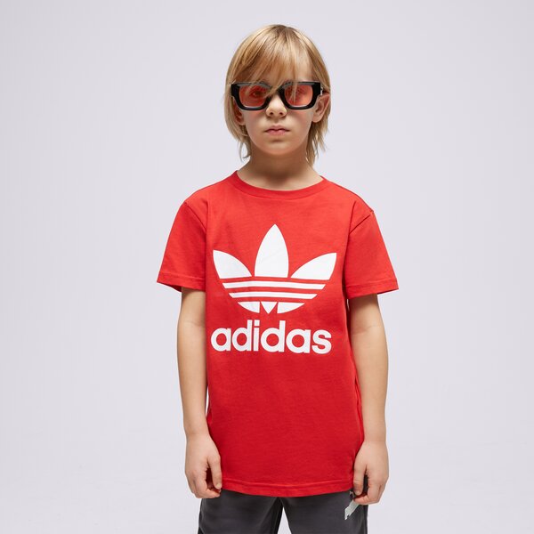 T krekli bērniem ADIDAS T-KREKLS TREFOIL TEE BOY ib9929 krāsa pelēka