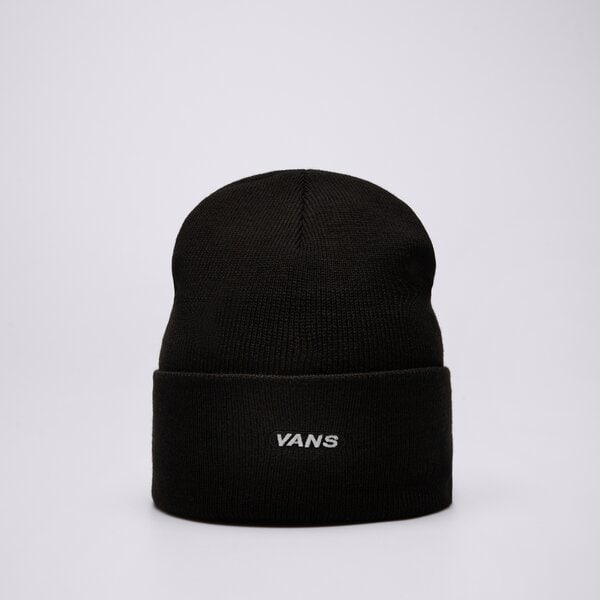 Sieviešu ziemas cepure VANS CEPURE BAGLEY TALL CUFF BEANIE vn000hstblk1 krāsa melna