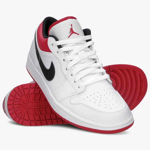 Sporta apavi vīriešiem AIR JORDAN 1 LOW  553558-118 krāsa balta