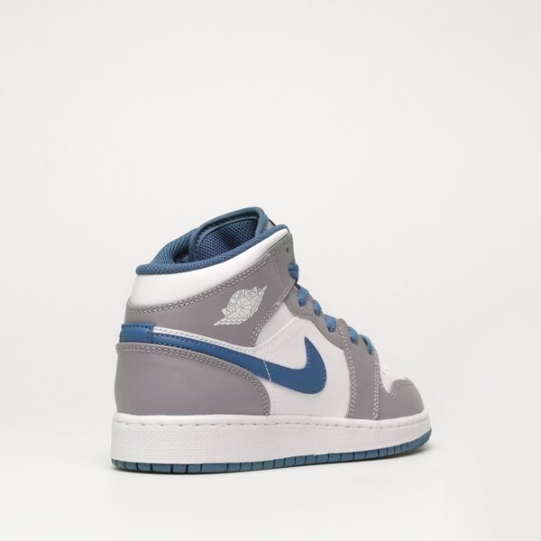Sporta apavi bērniem AIR JORDAN 1 MID (GS) dq8423-014 krāsa pelēka