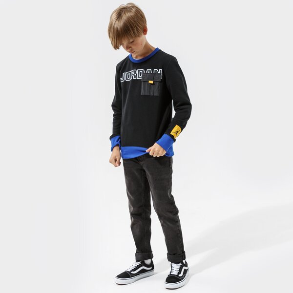 Džemperi bērniem JORDAN DŽEMPERIS NEXT UTILITY CREW BOY 95a746-023 krāsa melna