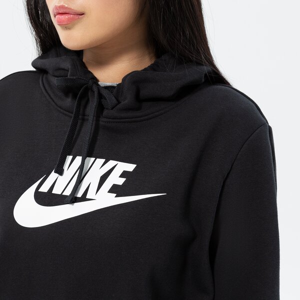 Sieviešu džemperis NIKE  DŽEMPERIS AR KAPUCI    W NSW CLUB FLC GX PO HDY STD dq5775-010 krāsa melna