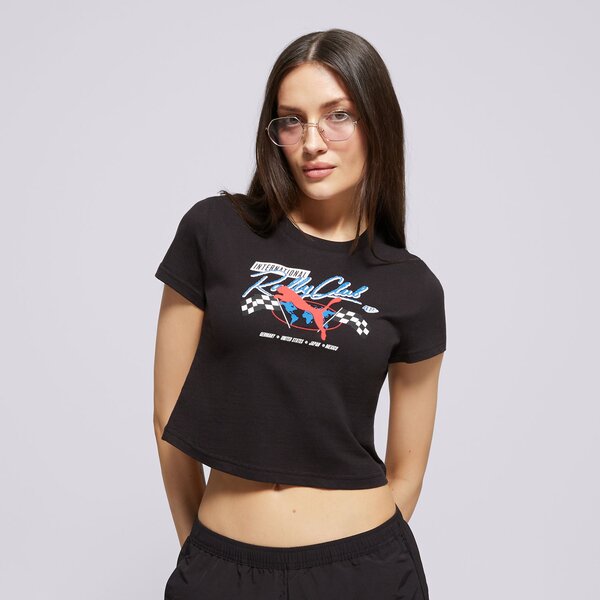 Krekli sievietēm PUMA T-SHIRT MOTO BABY TEE 631502 01 krāsa melna