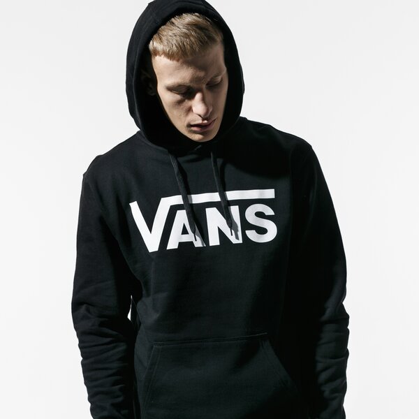 Vīriešu džemperis VANS  DŽEMPERIS AR KAPUCI  VANS   CLASSIC PO HOODIE II BLACK vn0a456by281 krāsa melna