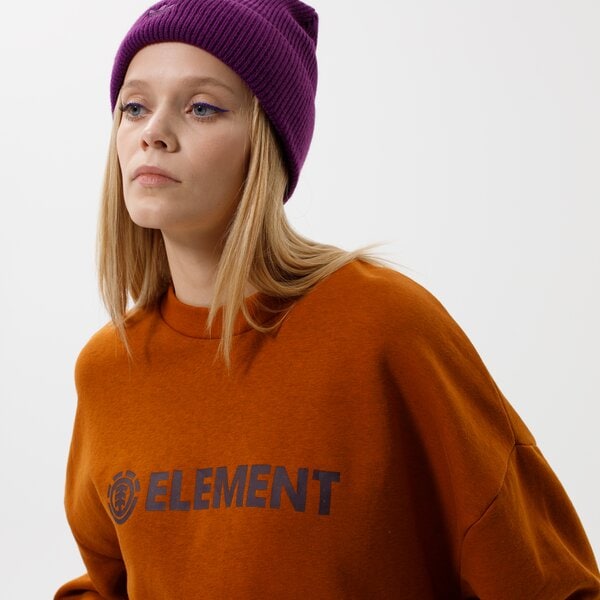 Sieviešu džemperis ELEMENT DŽEMPERIS LOGIC CREW W z3crb23700 krāsa brūna