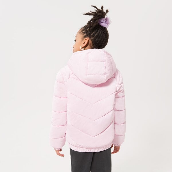 Virsjakas bērniem JORDAN JAKA ZIEMAS SHINY CHEVRON QUILTING JKT GIRL 45b741-a9y krāsa rozā