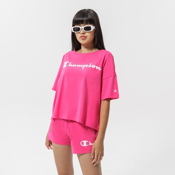 Krekli sievietēm CHAMPION T-KREKLS CREWNECK TEE 114914ps025 krāsa rozā