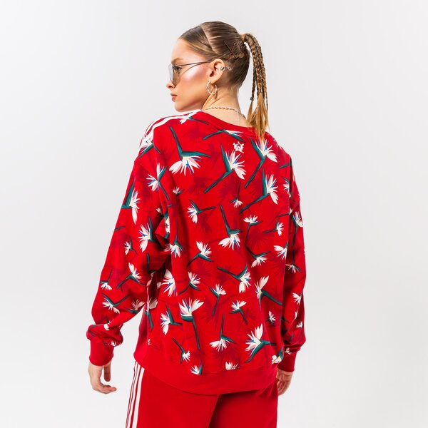 Sieviešu džemperis ADIDAS DŽEMPERIS CREW SWEATER hk5213 krāsa sarkana