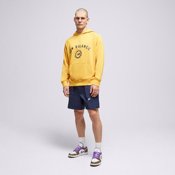 Vīriešu džemperis NEW BALANCE  DŽEMPERIS AR KAPUCI  NB SPORT mt31901vgl krāsa dzeltena