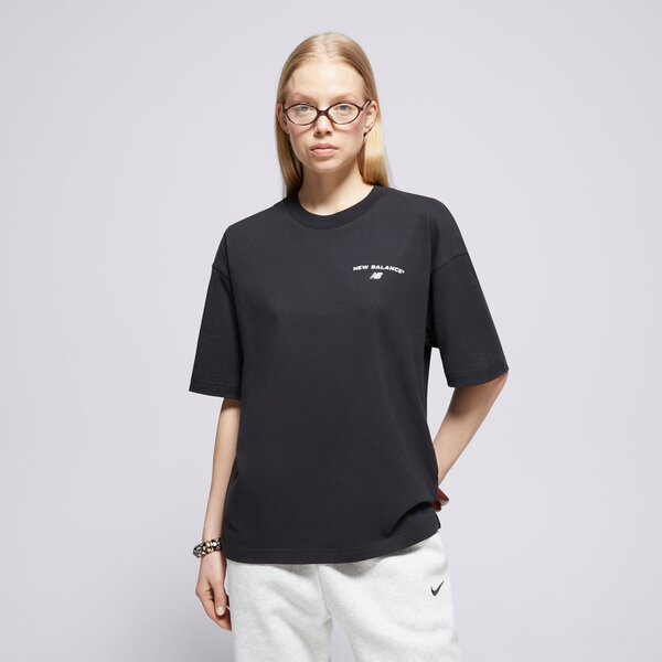 Krekli sievietēm NEW BALANCE T-SHIRT REIMAGINED OVERSIZED wt51529bk krāsa melna