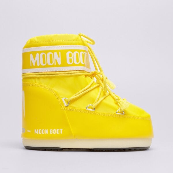 Casual sievietēm MOON BOOT ICON LOW NYLON 14093400008 krāsa dzeltena