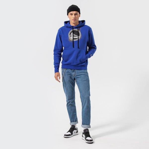 Vīriešu džemperis NIKE  DŽEMPERIS AR KAPUCI  GSW   M NK FLC PO ESSNTL FTPK NBA dh9301-495 krāsa zila