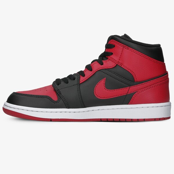 Sporta apavi vīriešiem AIR JORDAN 1 MID 554724-074 krāsa sarkana