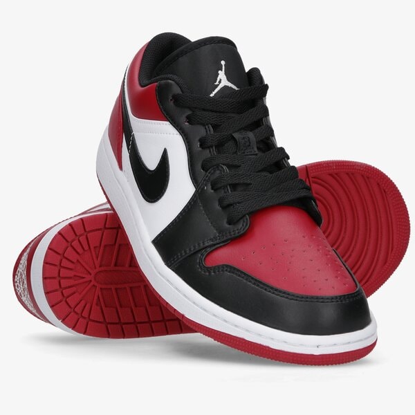Sporta apavi vīriešiem AIR JORDAN 1 LOW  553558-612 krāsa sarkana