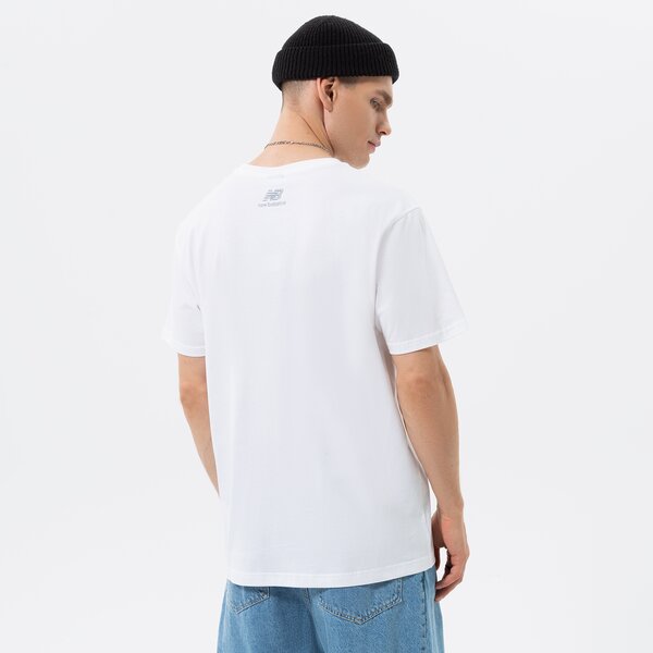 Vīriešu t krekli NEW BALANCE T-KREKLS ATHLETICS INTELLIGENT CHOICE mt23502wt krāsa balta
