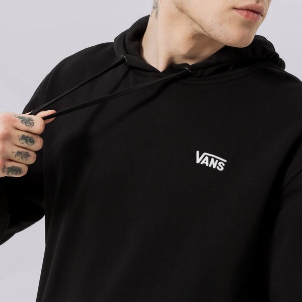 Vīriešu džemperis VANS  DŽEMPERIS AR KAPUCI    CORE BASIC PO FLEECE BLACK vn0a7ydvblk1 krāsa melna