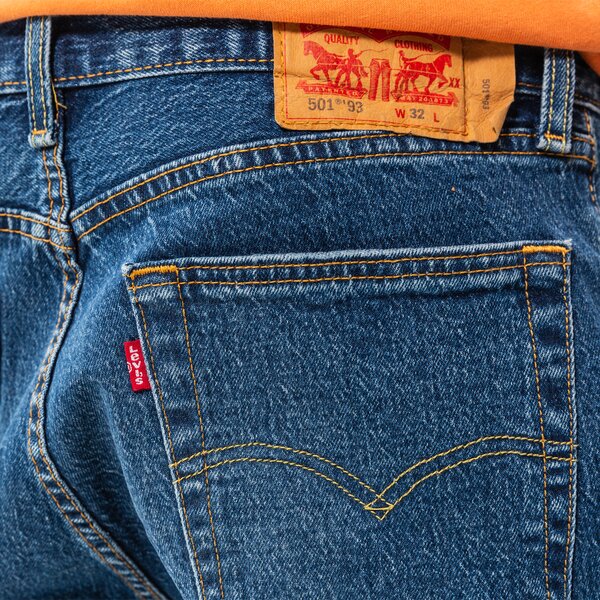 Vīriešu šorti LEVI'S ŠORTI 501 93 SHORTS 852210024 krāsa zila