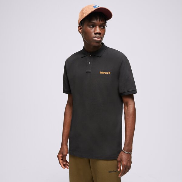 Vīriešu t krekli TIMBERLAND T-KREKLS SMALL   LOGO PRINT POLO (REGULAR) tb0a5pgc0011 krāsa melna