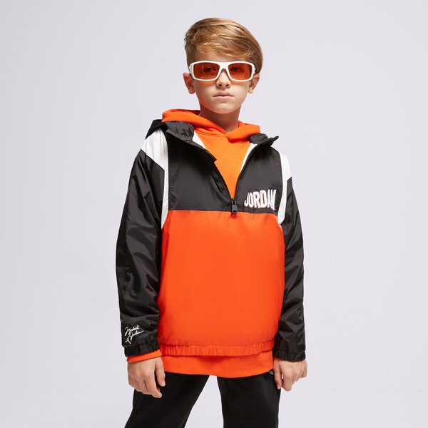 Virsjakas bērniem JORDAN JAKA JDB MVP HOODED WIND JKT BOY 95c237-023 krāsa oranža