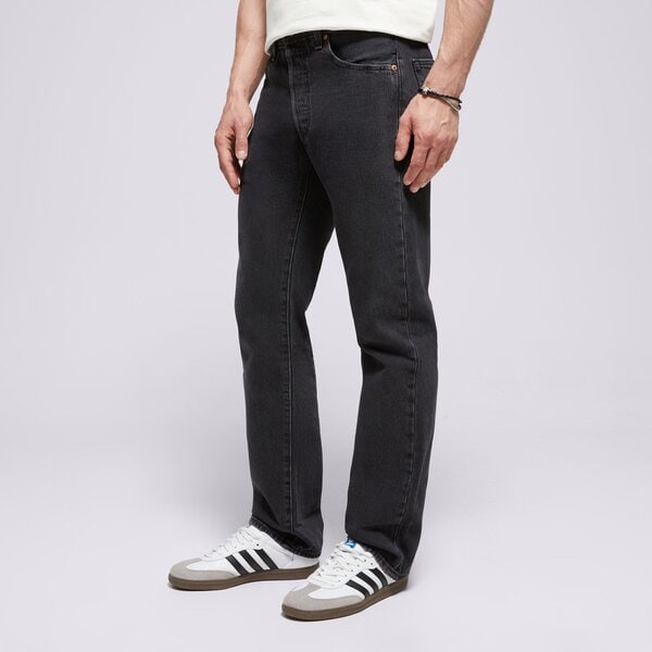 Vīriešu bikses LEVI'S BIKSES 501® 93 STRAIGHT BLACKS 79830-0339 krāsa melna
