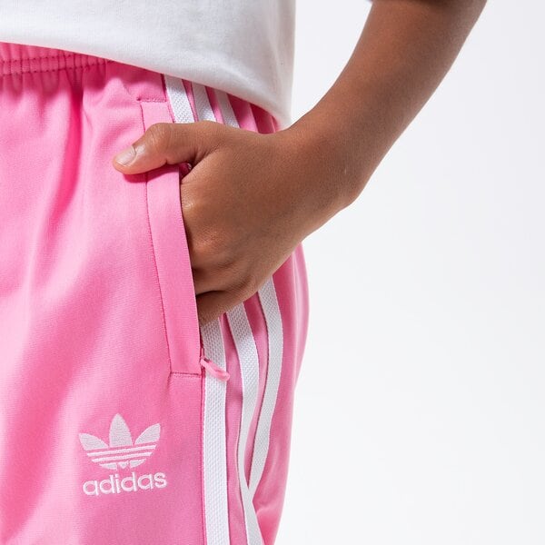 Bērnu bikses ADIDAS BIKSES SST TRACK PANTS GIRL hk0329 krāsa rozā