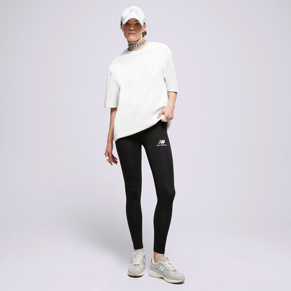 Sieviešu bikses NEW BALANCE LEGGINGS NB ESSENTIALS STACKET wp31509bk krāsa melna